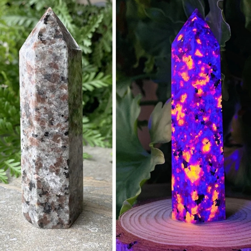 3in Tall Yooperlite tower crystal